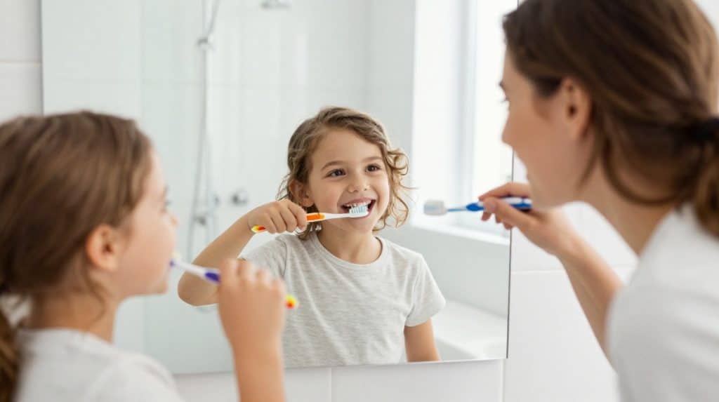 آموزش صحیح مسواک زدن کودک